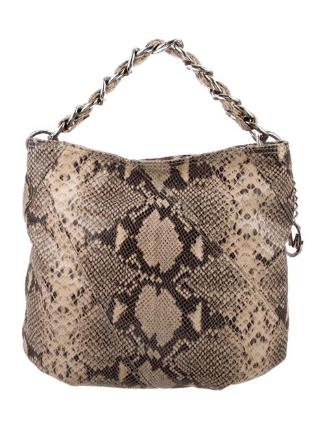 michael kors snakeskin hobo bag|genuine real snakeskin handbags.